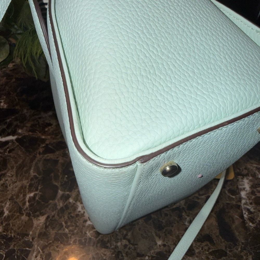 Kate Spade Leewood Place Makayla Satchel in Mint Splash Leather - Picture 8 of 16